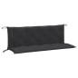 vidaXL Gartenbank-Auflagen 2 Stk. Melange Anthrazit 150x50x7 cm Stoff vidaXL Gartenbank-Auflagen 2 Stk. Melange Anthrazit 150x50x7 cm Stoff