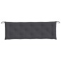 vidaXL Gartenbank-Auflagen 2 Stk. Melange Anthrazit 150x50x7 cm Stoff vidaXL Gartenbank-Auflagen 2 Stk. Melange Anthrazit 150x50x7 cm Stoff