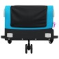 vidaXL Fahrradanhänger Schwarz und Blau 30 kg Eisen vidaXL Fahrradanhänger Schwarz und Blau 30 kg Eisen
