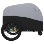 vidaXL Fahrradanhänger Schwarz und Grau 30 kg Eisen vidaXL Fahrradanhänger Schwarz und Grau 30 kg Eisen