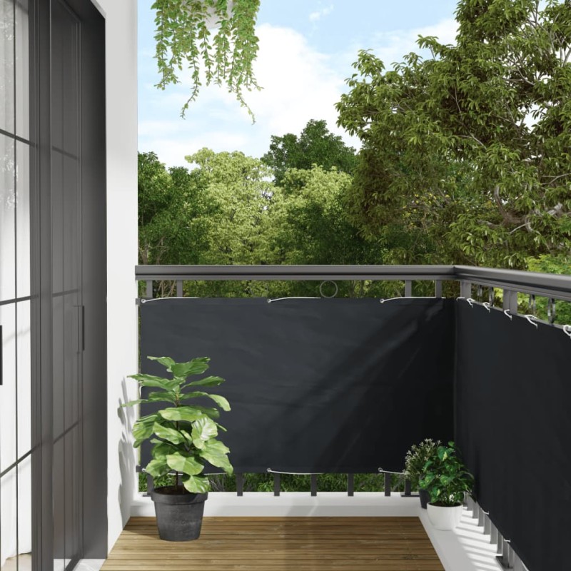 vidaXL Balkon-Sichtschutz Anthrazit 1000x75 cm PVC vidaXL Balkon-Sichtschutz Anthrazit 1000x75 cm PVC