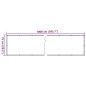 vidaXL Balkon-Sichtschutz Anthrazit 1000x75 cm PVC vidaXL Balkon-Sichtschutz Anthrazit 1000x75 cm PVC