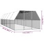 vidaXL Hühnerkäfig 3x10x2 m Verzinkter Stahl vidaXL Hühnerkäfig 3x10x2 m Verzinkter Stahl