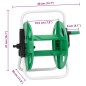 vidaXL Schlauchtrommel Freistehend für 45 m 1/2" Schlauch Stahl vidaXL Schlauchtrommel Freistehend für 45 m 1/2" Schlauch Stahl