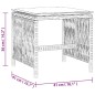 vidaXL Gartenhocker mit Kissen 4 Stk. Schwarz 41x41x36 cm Poly Rattan vidaXL Gartenhocker mit Kissen 4 Stk. Schwarz 41x41x36 cm Poly Rattan