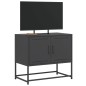 vidaXL TV-Schrank Schwarz 68,5x39x60,5 cm Stahl vidaXL TV-Schrank Schwarz 68,5x39x60,5 cm Stahl