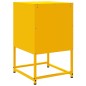 vidaXL Nachttisch Senfgelb 36x39x60,5 cm Stahl vidaXL Nachttisch Senfgelb 36x39x60,5 cm Stahl