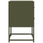 vidaXL Nachttisch Olivgrün 36x39x60,5 cm Stahl vidaXL Nachttisch Olivgrün 36x39x60,5 cm Stahl
