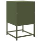 vidaXL Nachttisch Olivgrün 36x39x60,5 cm Stahl vidaXL Nachttisch Olivgrün 36x39x60,5 cm Stahl