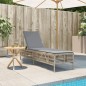 vidaXL Sonnenliege mit Auflage Beige Poly Rattan vidaXL Sonnenliege mit Auflage Beige Poly Rattan