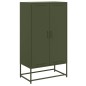 vidaXL Highboard Olivgrün 68,5x38,5x123,5 cm Stahl vidaXL Highboard Olivgrün 68,5x38,5x123,5 cm Stahl