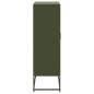 vidaXL Highboard Olivgrün 68,5x38,5x123,5 cm Stahl vidaXL Highboard Olivgrün 68,5x38,5x123,5 cm Stahl
