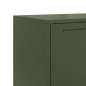 vidaXL Highboard Olivgrün 68,5x38,5x123,5 cm Stahl vidaXL Highboard Olivgrün 68,5x38,5x123,5 cm Stahl