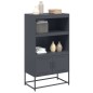 vidaXL Highboard Anthrazit 68,5x38,5x123,5 cm Stahl vidaXL Highboard Anthrazit 68,5x38,5x123,5 cm Stahl