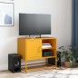 vidaXL TV-Schrank Senfgelb 68x39x60,5 cm Stahl vidaXL TV-Schrank Senfgelb 68x39x60,5 cm Stahl