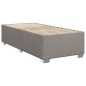 vidaXL Bettgestell ohne Matratze Taupe 80x200 cm Stoff vidaXL Bettgestell ohne Matratze Taupe 80x200 cm Stoff