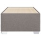 vidaXL Bettgestell ohne Matratze Taupe 80x200 cm Stoff vidaXL Bettgestell ohne Matratze Taupe 80x200 cm Stoff
