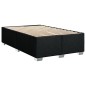 vidaXL Bettgestell ohne Matratze Schwarz 120x190 cm Stoff vidaXL Bettgestell ohne Matratze Schwarz 120x190 cm Stoff