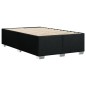 vidaXL Bettgestell ohne Matratze Schwarz 120x190 cm Stoff vidaXL Bettgestell ohne Matratze Schwarz 120x190 cm Stoff