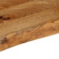 vidaXL Tischplatte mit Baumkante 40x20x2,5 cm Massivholz Mango vidaXL Tischplatte mit Baumkante 40x20x2,5 cm Massivholz Mango