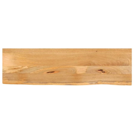 vidaXL Tischplatte mit Baumkante 110x20x2,5 cm Massivholz Mango