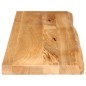 vidaXL Tischplatte mit Baumkante 110x20x2,5 cm Massivholz Mango vidaXL Tischplatte mit Baumkante 110x20x2,5 cm Massivholz Mango