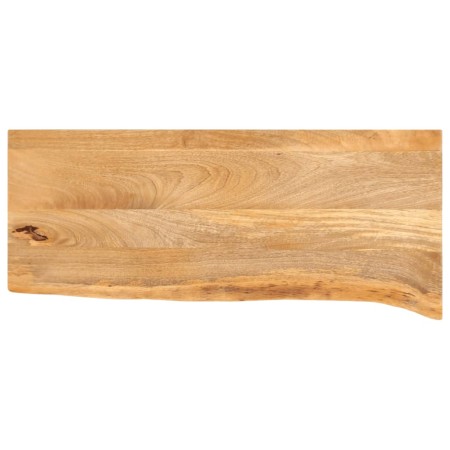 vidaXL Tischplatte mit Baumkante 140x30x2,5 cm Massivholz Mango