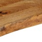 vidaXL Tischplatte mit Baumkante 140x20x2,5 cm Massivholz Mango vidaXL Tischplatte mit Baumkante 140x20x2,5 cm Massivholz Mango