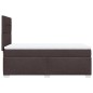 vidaXL Boxspringbett mit Matratze Dunkelbraun 80x200 cm Stoff vidaXL Boxspringbett mit Matratze Dunkelbraun 80x200 cm Stoff