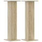 vidaXL Lautsprecherständer 2Stk. Sonoma-Eiche 30x30x95cm Holzwerkstoff vidaXL Lautsprecherständer 2Stk. Sonoma-Eiche 30x30x95cm Holzwerkstoff