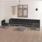 vidaXL 8-tlg. Garten-Lounge-Set mit Kissen Massivholz Kiefer vidaXL 8-tlg. Garten-Lounge-Set mit Kissen Massivholz Kiefer