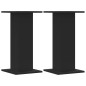 vidaXL Lautsprecherständer 2 Stk. Schwarz 30x30x60 cm Holzwerkstoff vidaXL Lautsprecherständer 2 Stk. Schwarz 30x30x60 cm Holzwerkstoff