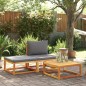 vidaXL Gartentisch 65x65x29 cm Massivholz Akazie vidaXL Gartentisch 65x65x29 cm Massivholz Akazie