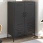 vidaXL Highboard Schwarz 68x39x101,5 cm Stahl vidaXL Highboard Schwarz 68x39x101,5 cm Stahl