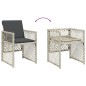 vidaXL 11-tlg. Garten-Essgruppe mit Kissen Hellgrau Poly Rattan vidaXL 11-tlg. Garten-Essgruppe mit Kissen Hellgrau Poly Rattan