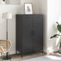 vidaXL Highboard Schwarz 68x39x113 cm Stahl vidaXL Highboard Schwarz 68x39x113 cm Stahl