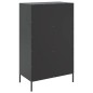 vidaXL Highboard Schwarz 68x39x113 cm Stahl vidaXL Highboard Schwarz 68x39x113 cm Stahl