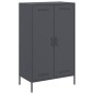 vidaXL Highboard Anthrazit 68x39x113 cm Stahl vidaXL Highboard Anthrazit 68x39x113 cm Stahl
