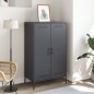 vidaXL Highboard Anthrazit 68x39x113 cm Stahl vidaXL Highboard Anthrazit 68x39x113 cm Stahl
