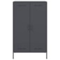 vidaXL Highboard Anthrazit 68x39x113 cm Stahl vidaXL Highboard Anthrazit 68x39x113 cm Stahl