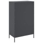 vidaXL Highboard Anthrazit 68x39x113 cm Stahl vidaXL Highboard Anthrazit 68x39x113 cm Stahl