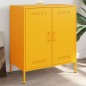 vidaXL Sideboard Senfgelb 68x39x79 cm Stahl vidaXL Sideboard Senfgelb 68x39x79 cm Stahl