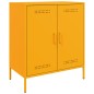 vidaXL Sideboard Senfgelb 68x39x79 cm Stahl vidaXL Sideboard Senfgelb 68x39x79 cm Stahl