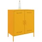 vidaXL Sideboard Senfgelb 68x39x79 cm Stahl vidaXL Sideboard Senfgelb 68x39x79 cm Stahl