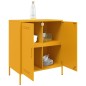 vidaXL Sideboard Senfgelb 68x39x79 cm Stahl vidaXL Sideboard Senfgelb 68x39x79 cm Stahl