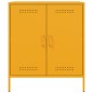 vidaXL Sideboard Senfgelb 68x39x79 cm Stahl vidaXL Sideboard Senfgelb 68x39x79 cm Stahl