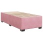 vidaXL Boxspringbett mit Matratze Rosa 90x190 cm Samt vidaXL Boxspringbett mit Matratze Rosa 90x190 cm Samt