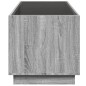 vidaXL Couchtisch mit Infinity-LED Grau Sonoma 70x50x50 cm