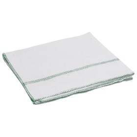 vidaXL Reinigungstücher 5 Stk. Weiß mit Grünen Gestreift 50x60 cm