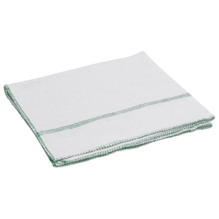 vidaXL Reinigungstücher 5 Stk. Weiß mit Grünen Gestreift 50x60 cm